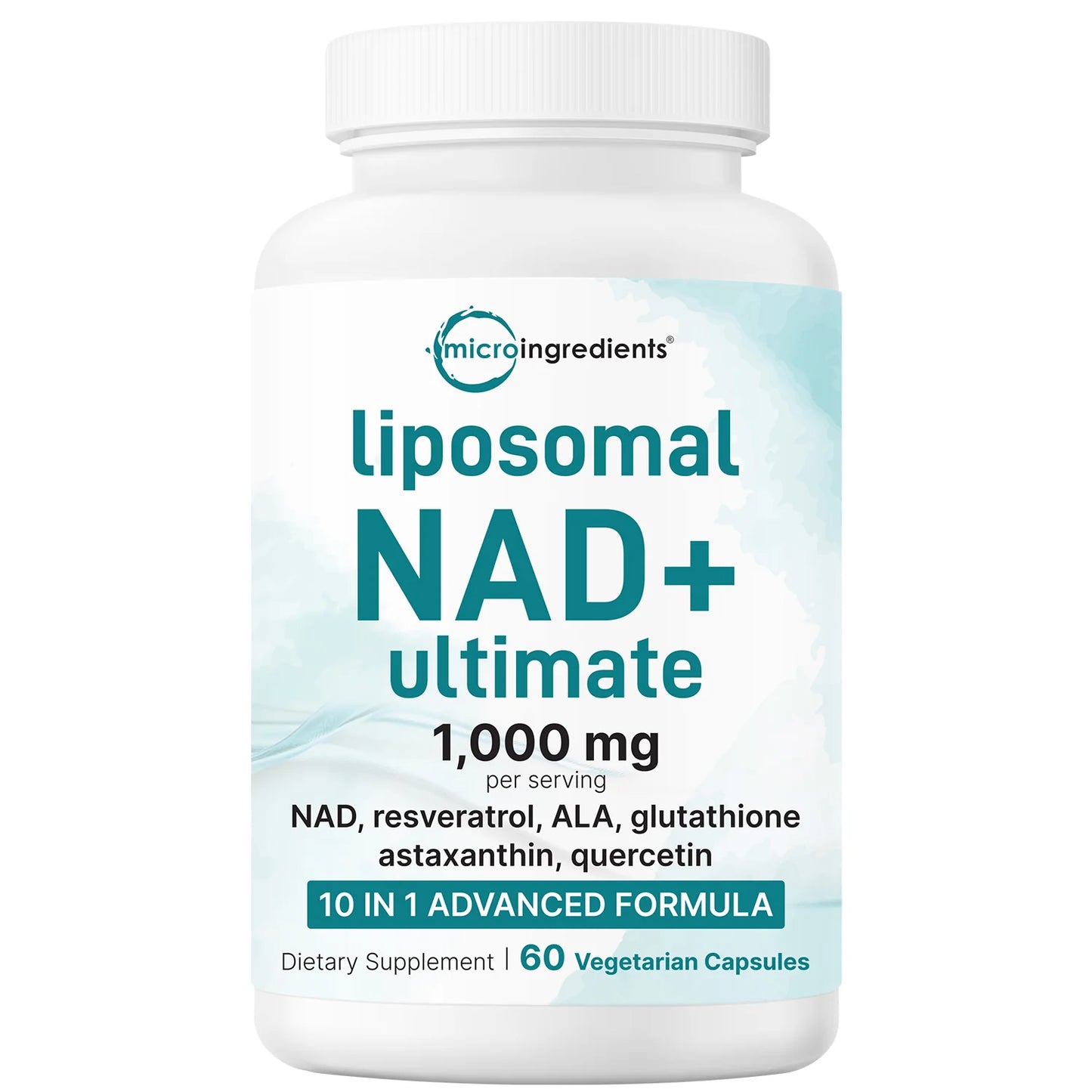 Liposomal NAD+ -  Ultimate 1000mg, 60 Veggie Capsules